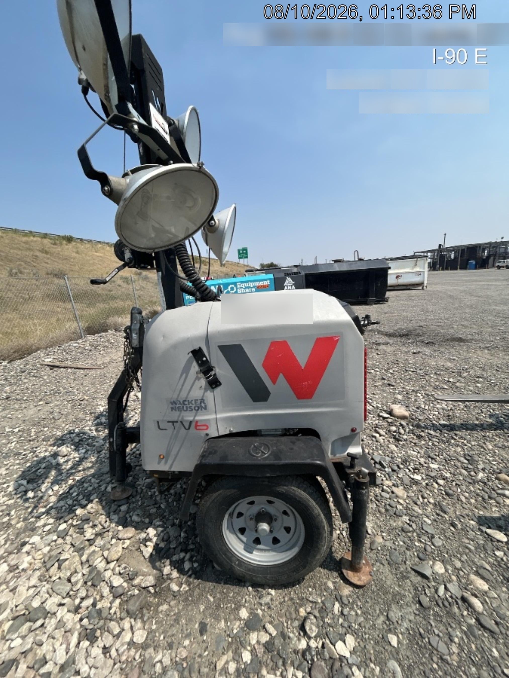 Wacker Neuson LTV6K-MH Wacker Neuson LTV6K Towable Light Tower