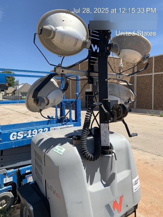 2018 Wacker Neuson LTV6L-MH Wacker Neuson LTV6L Mobile Light Tower w/Fuel Level Sensor Installed