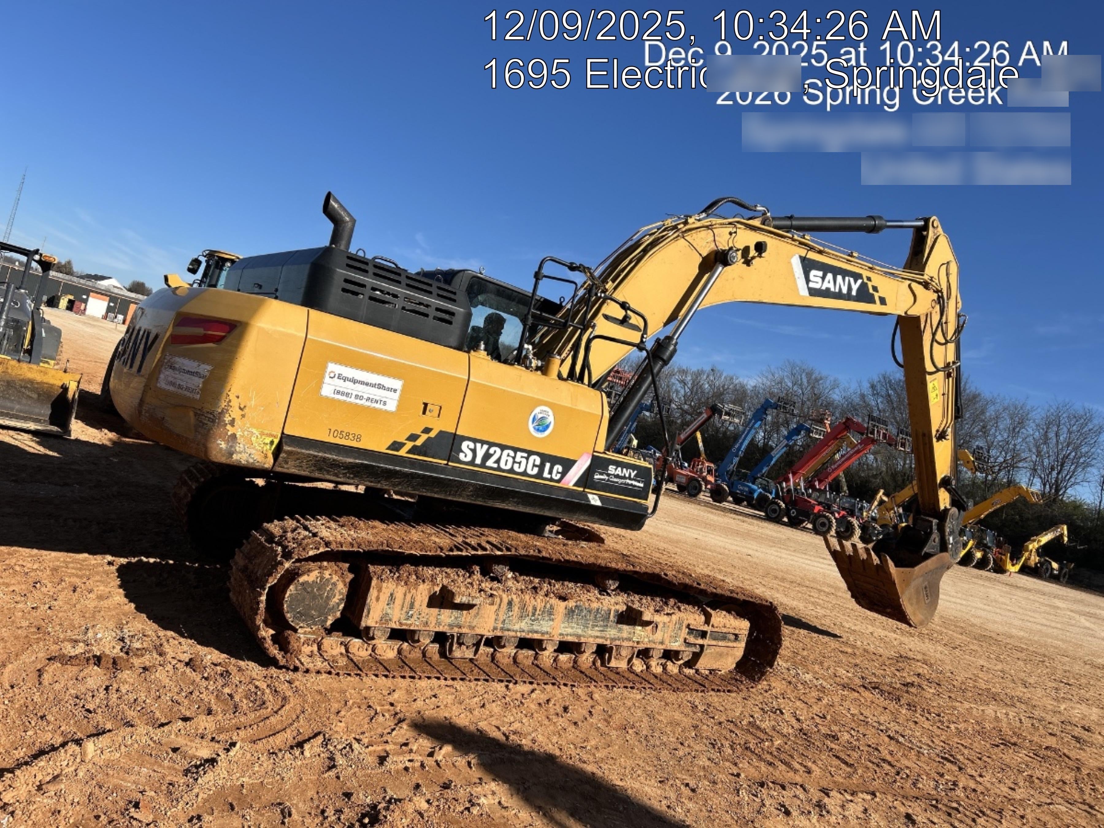 2020 SANY SY265C LC