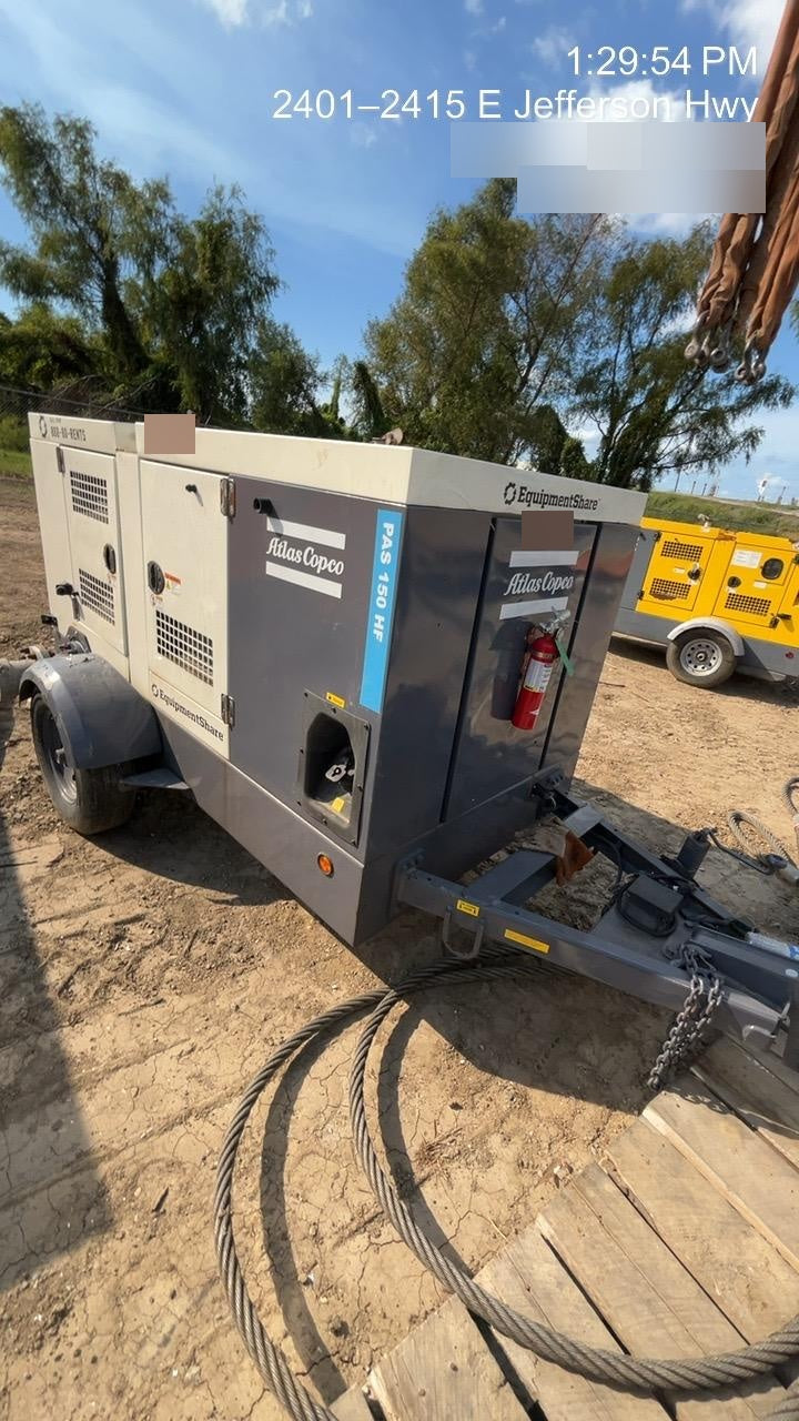 2020 ATLAS COPCO PAS 150 HF CS Enclosed