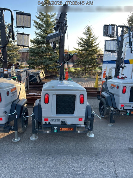 2024 Wacker Neuson LTT4 Diesel, Kohler KDW702, Deep Sea Controller, Auto Start, LED 320W, Bypass Outlet, T3