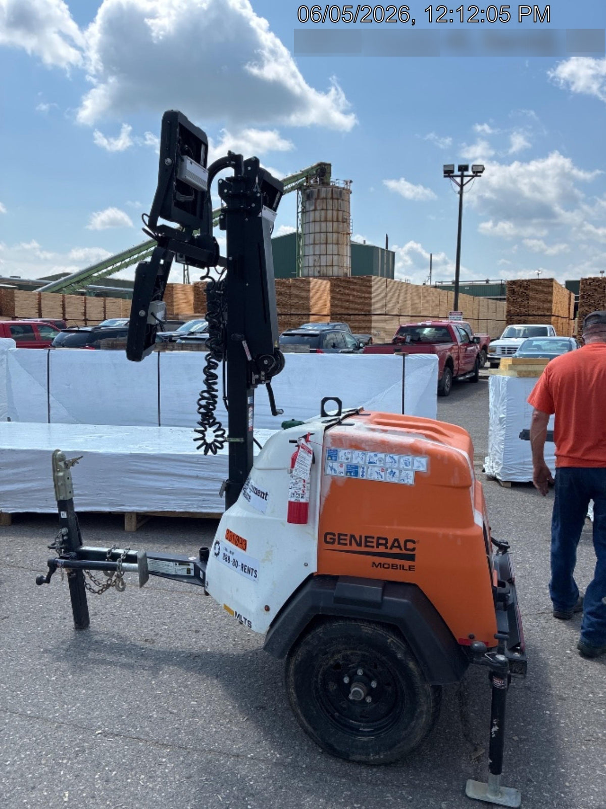 2023 Generac MLT2 Diesel, Flex Switch 120V Input, Powerzone Controller, (4) 320W LED Lights, 4kW Generator, 39.9 Gal Fuel Tank, 2" Ball, T3