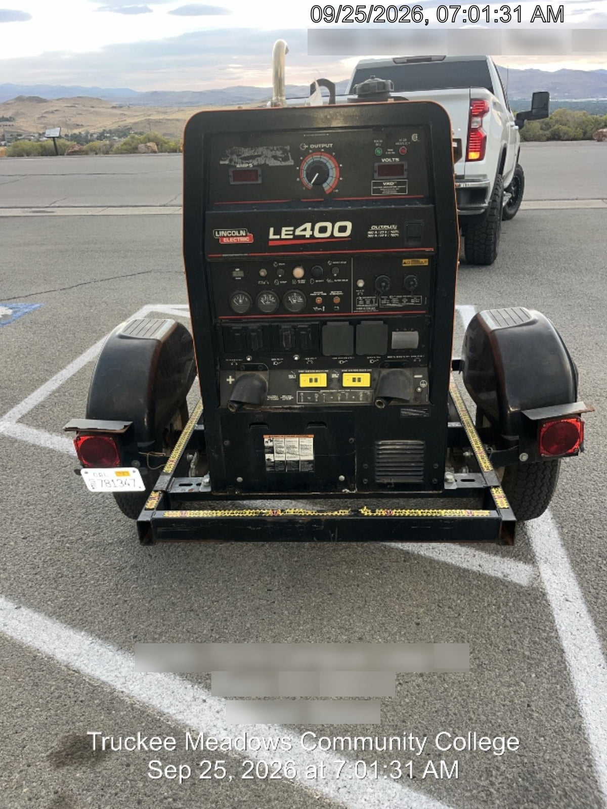 2023 Lincoln Electric LE400 Kubota V1505, Trlr, Cable Rack, Light Kit, ES Decals, T3