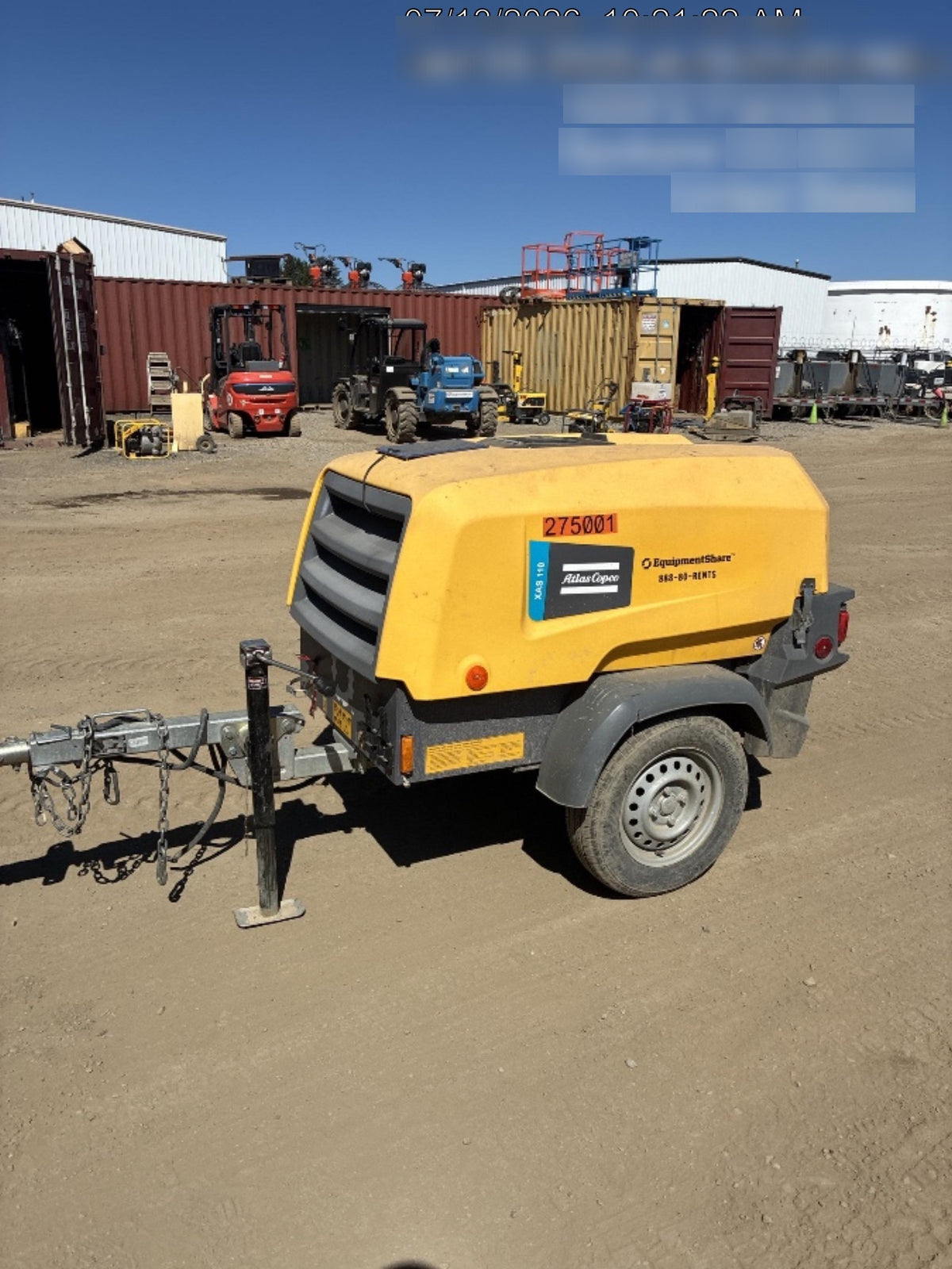 2022 ATLAS COPCO XAS 110