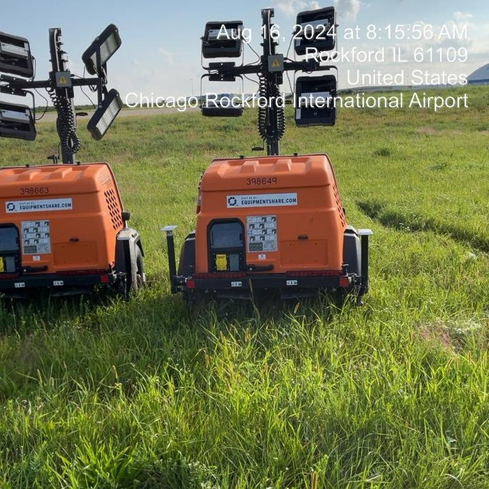 2024 Generac MLT2 Diesel, Flex Switch 120V Input, Powerzone Controller, 
(4) 320W LED Lights, 4kW Generator, 39.9 Gal Fuel Tank, 2" Ball, T3