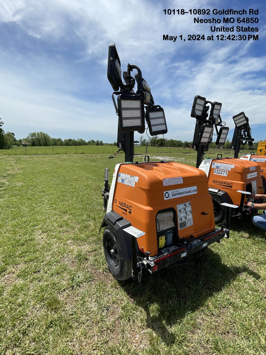 2023 Generac MLT2 Diesel, Flex Switch 120V Input, Powerzone Controller, (4) 320W LED Lights, 4kW Generator, 39.9 Gal Fuel Tank, 2" Ball, T3