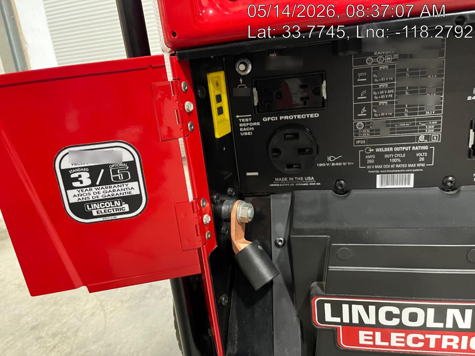 2026 LINCOLN ELECTRIC Ranger 260MPX