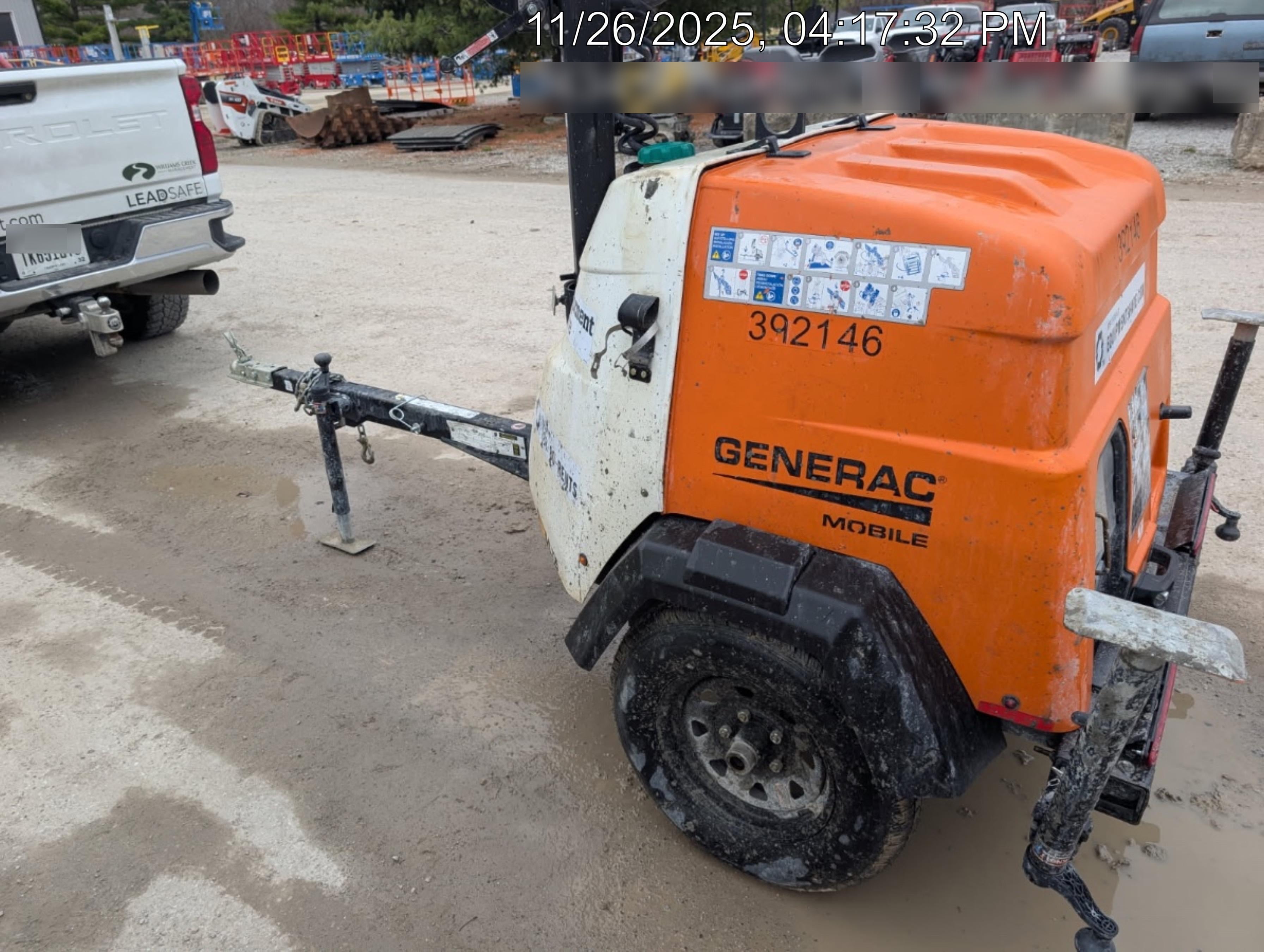 2024 Generac MLT2 Diesel, Flex Switch 120V Input, Powerzone Controller, 
(4) 320W LED Lights, 4kW Generator, 39.9 Gal Fuel Tank, 2" Ball, T3