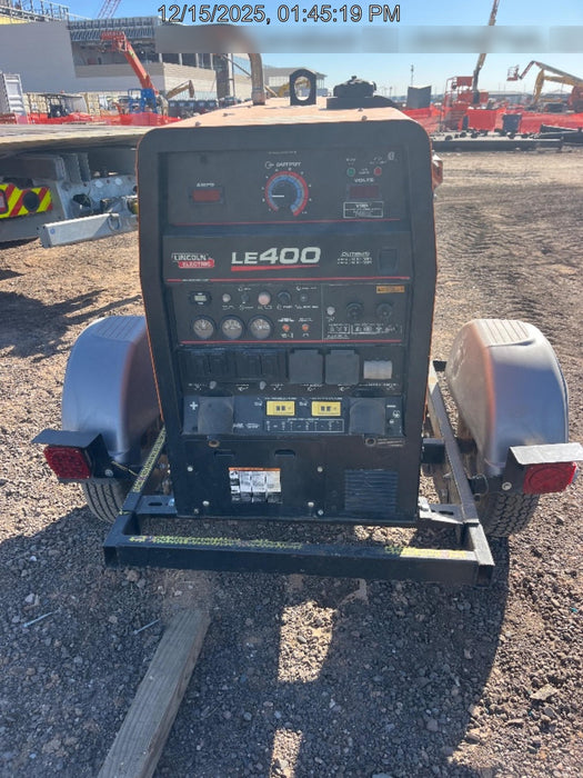 2022 Lincoln Electric LE400 Kubota V1505, Trlr, Cable Rack, Light Kit, ES Decals, T3