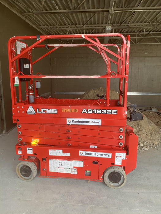 2021 Lgmg AS1932E Electric Drive, Solid Non Marking Tires, Dual Beacons