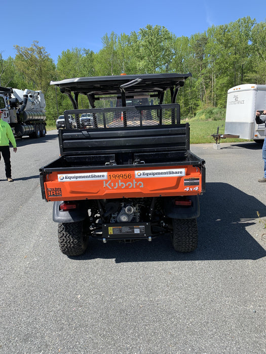 2022 Kubota RTV-X1140W-H Plastic Canopy, Windshield Acrylic Clear, LED Strobe Light, Wire Harness Kit, Back up Alarm