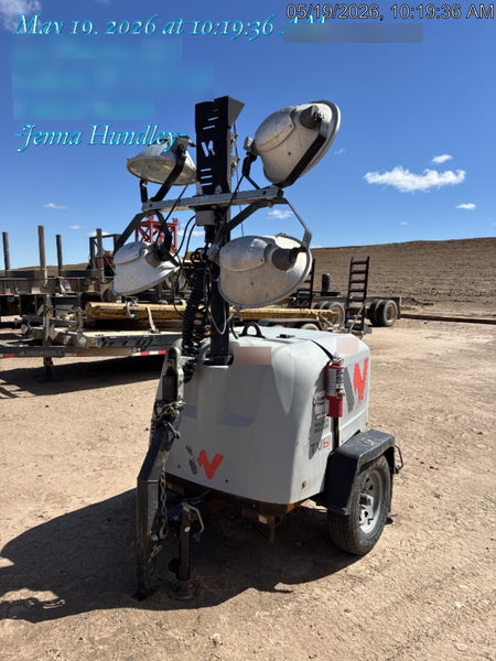 2018 Wacker Neuson LTV6L-MH Wacker Neuson LTV6L Mobile Light Tower w/Fuel Level Sensor Installed
