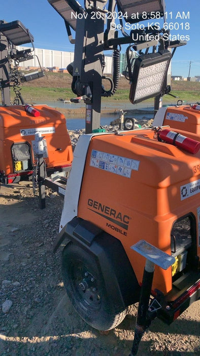2024 Generac MLT2 Diesel, Flex Switch 120V Input, Powerzone Controller, 
(4) 320W LED Lights, 4kW Generator, 39.9 Gal Fuel Tank, 2" Ball, T3