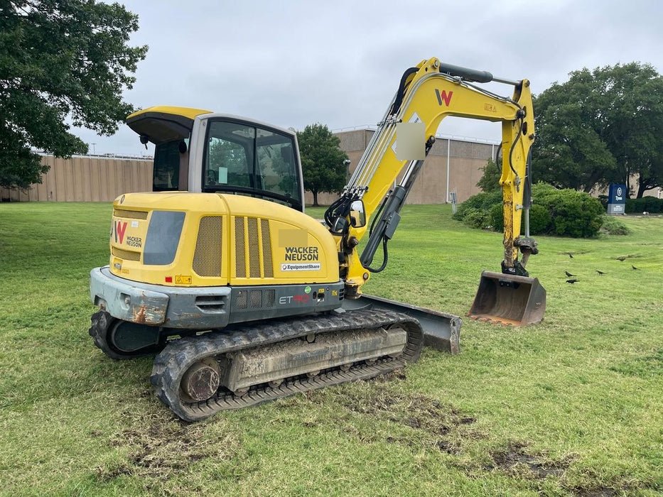 Wacker Neuson ET90 ET90 18K Excavator, Cab,  Bucket