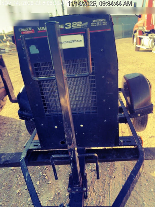 2021 Lincoln Electric Vantage 322 Vantage 322 Ready Pak 3 w/ Decals, ORANGE (includes trailer, cable rack, fender light kit) NO Telematics