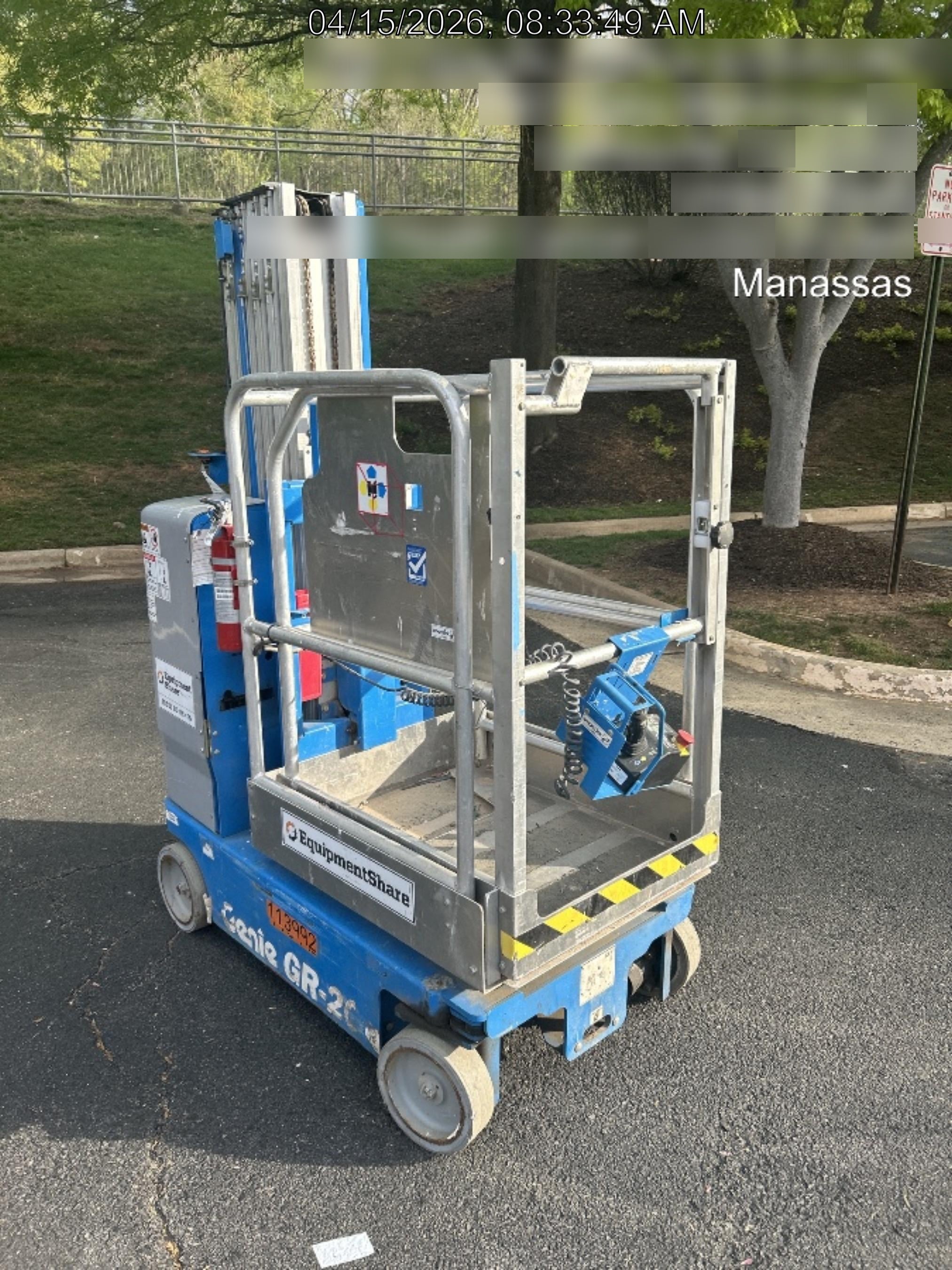 2020 GENIE GR-20
