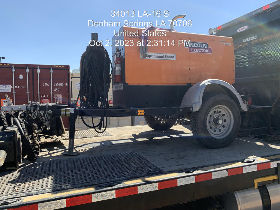 2022 Lincoln Electric LE400 Kubota V1505, Trlr, Cable Rack, Light Kit, ES Decals, T3