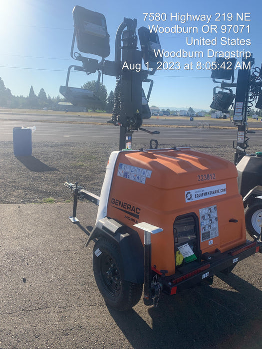 2023 Generac MLT2 Diesel, Flex Switch 120V Input, Powerzone Controller, (4) 320W LED Lights, 4kW Generator, 39.9 Gal Fuel Tank, 2" Ball, T3