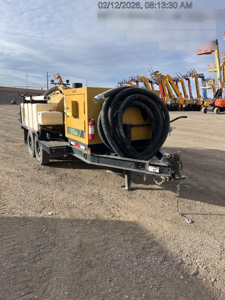 2020 Vac-Tron LP573XDT Tier 4 Kohler Diesel Engine, 500 Gallon Debris Tank w/ Hydraulic Tilt, two (2) 100 Gallon Water Tanks, Low Profile Torsion Axles (12,000 GVWR), Manual Jack Trailer