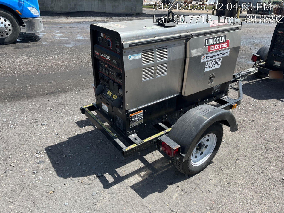 2024 Lincoln Electric LE400 Kubota V1505, Trlr, Cable Rack, Light Kit, ES Decals, T3
