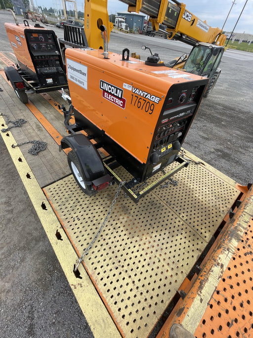 2021 Lincoln Electric Vantage 322 Vantage 322 Ready Pak 3 w/ Decals, ORANGE (includes trailer, cable rack, fender light kit) NO Telematics