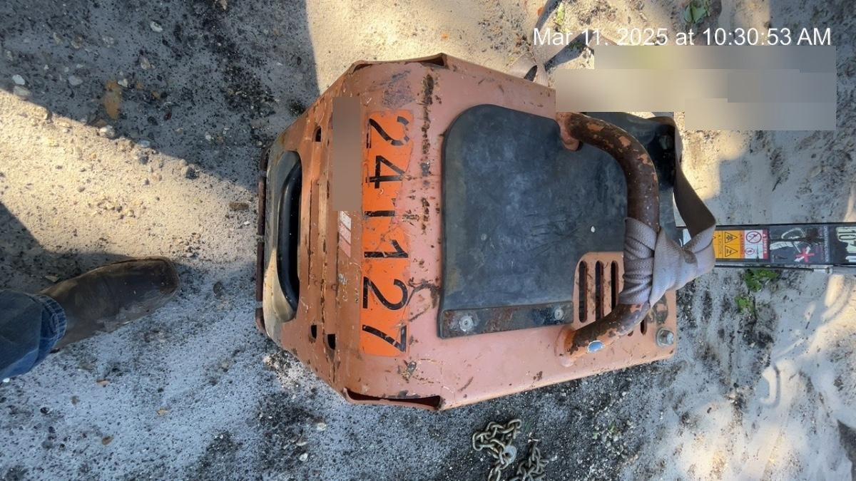 2022 Multiquip MVH158 Honda GX200, 17" Plate, Gas