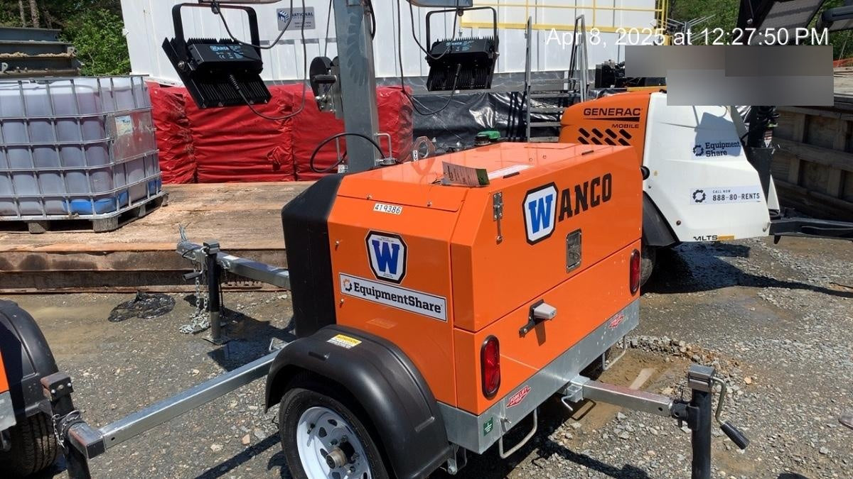 2024 Wanco WLTT-4MM4K Diesel, Deep Sea Controller, Shore Power Plug, Auto Start, (4) 350W LED Floodlights, 4kW Generator, 60 Gal Fuel Tank, 2" Ball, T3