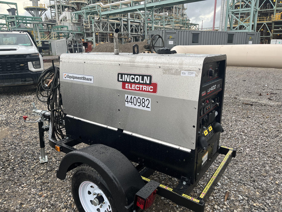 2024 Lincoln Electric LE400 Kubota V1505, Trlr, Cable Rack, Light Kit, ES Decals, T3