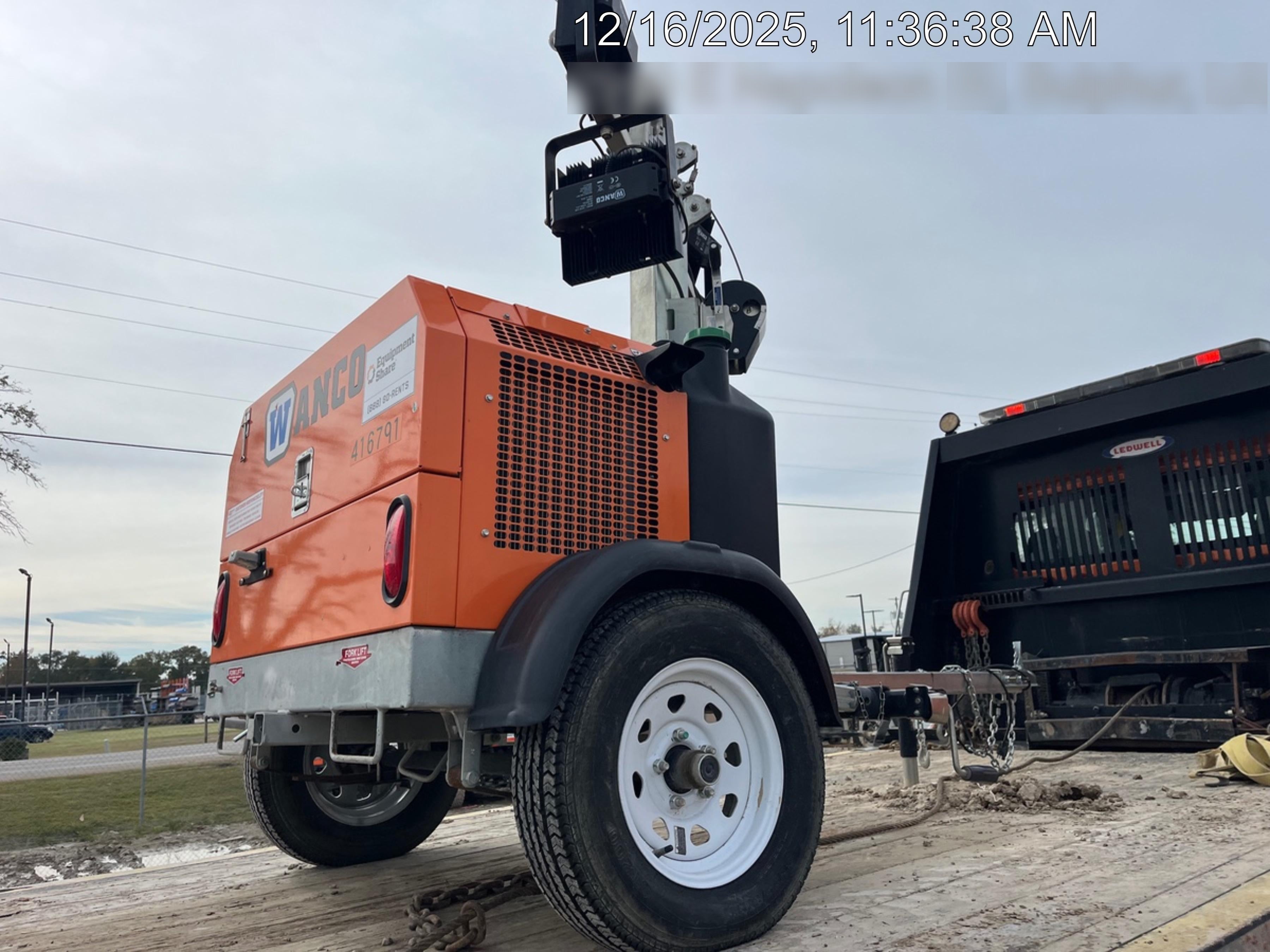 2024 Wanco WLTT-4MM4K Diesel, Deep Sea Controller, Shore Power Plug, Auto Start, (4) 350W LED Floodlights, 4kW Generator, 60 Gal Fuel Tank, 2" Ball, T3