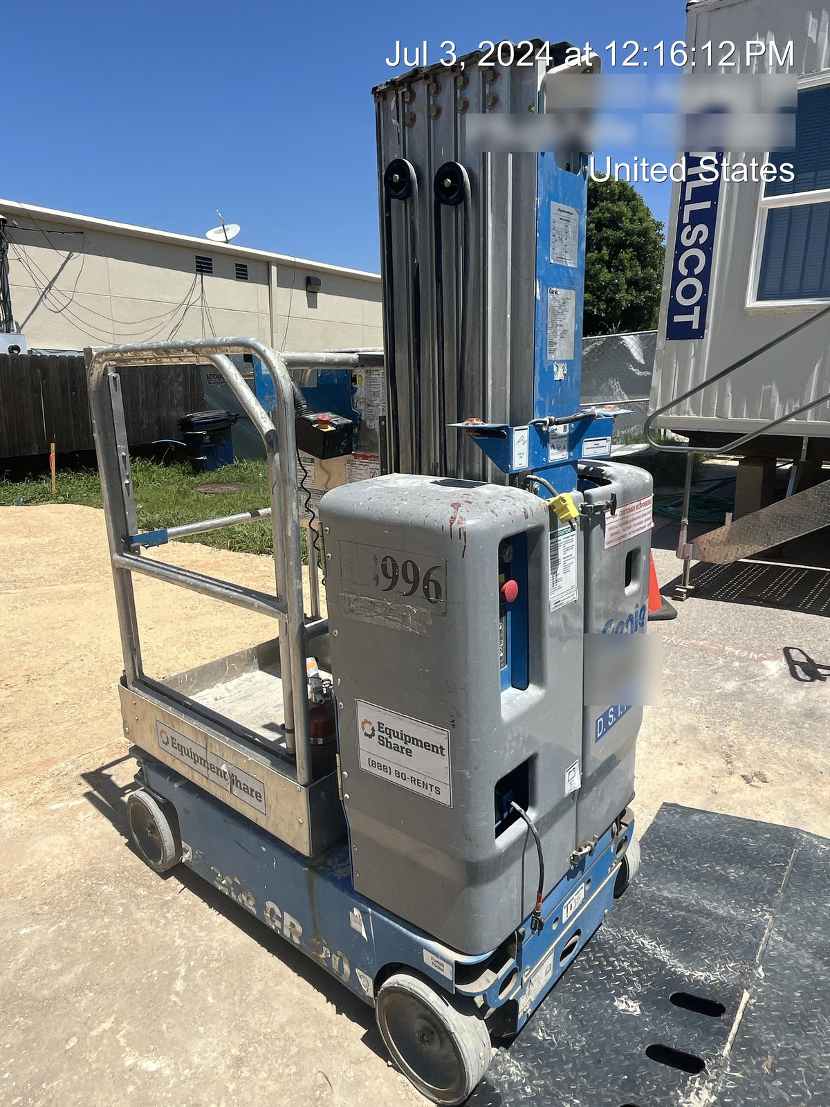 2018 GENIE GR-20