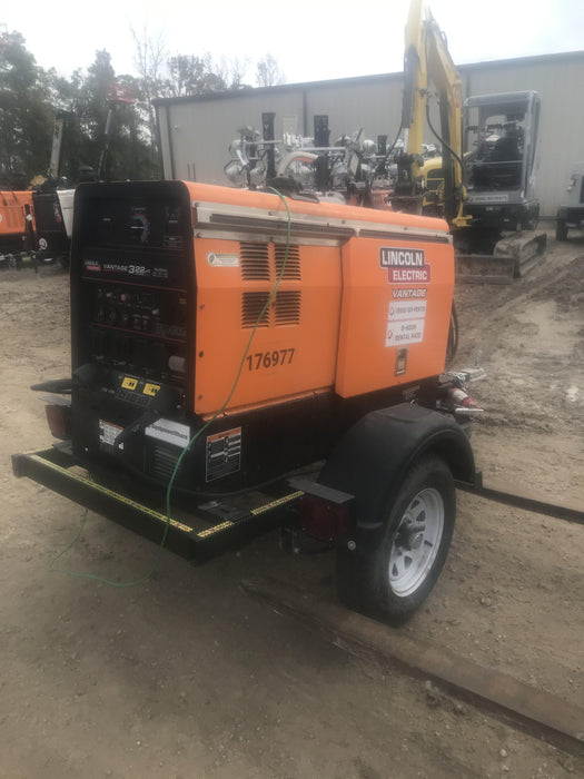 2021 Lincoln Electric Vantage 322 Vantage 322 Ready Pak 3 w/ Decals, ORANGE (includes trailer, cable rack, fender light kit) NO Telematics