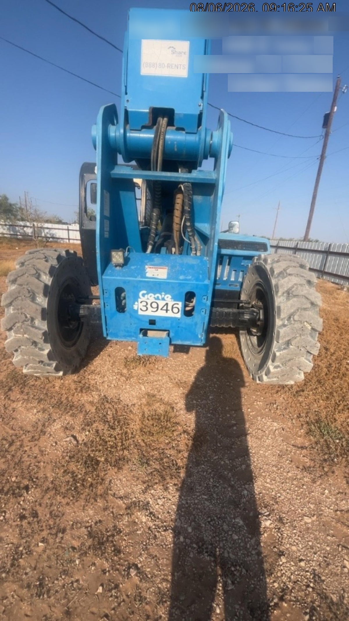 2017 Genie GTH-636 Genie GTH636, Foam Filled Tires, 48" carriage