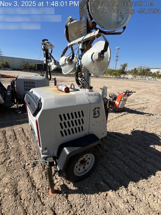 2018 Wacker Neuson LTV6L-MH Wacker Neuson LTV6L Mobile Light Tower w/Fuel Level Sensor Installed