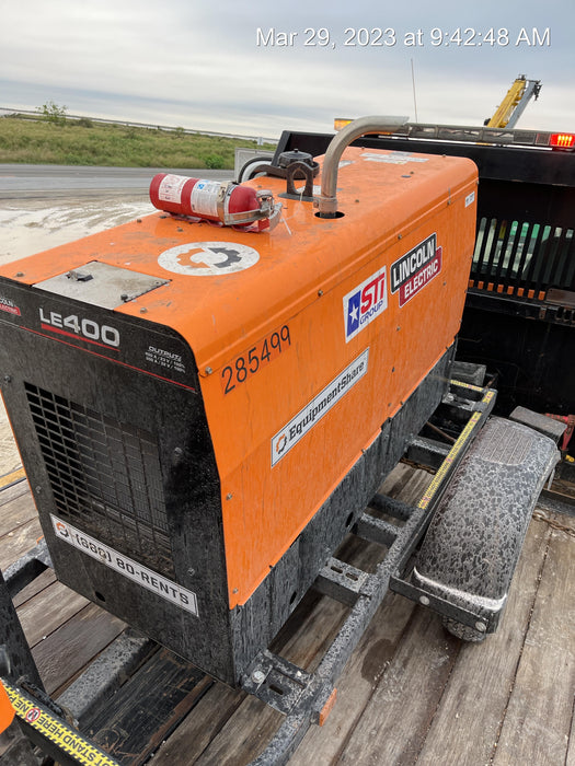 2022 Lincoln Electric LE400 Kubota V1505, Trlr, Cable Rack, Light Kit, ES Decals, T3