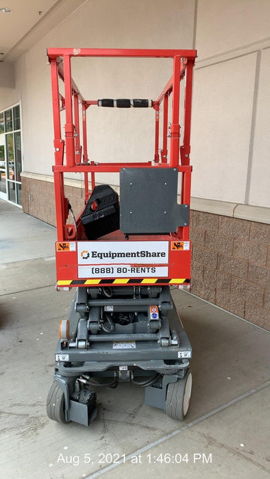 2020 Skyjack SJIII-3219 Solid NM Tires, Half height spring hinged entry gate, Dual Beacons, 800W Inverter