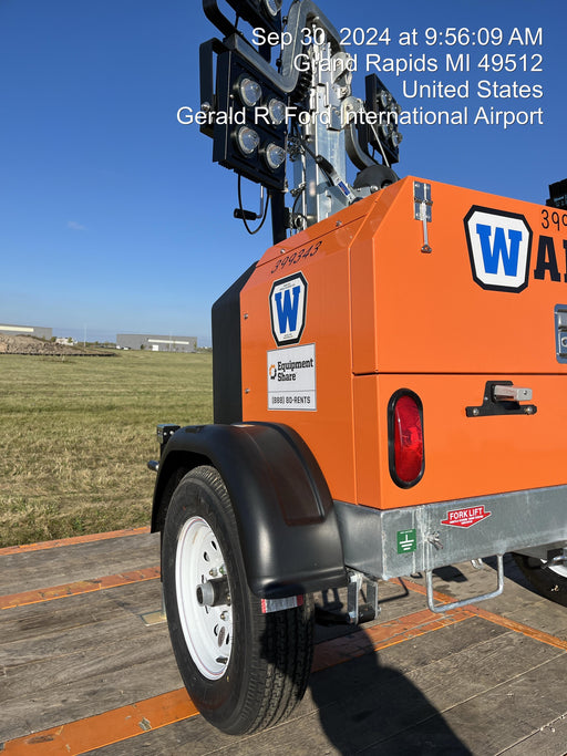 2024 Wanco WLTT-4MM4K Diesel, Deep Sea Controller, Shore Power Plug, Auto Start, (4) 350W LED Floodlights, 4kW Generator, 60 Gal Fuel Tank, 2" Ball, T3