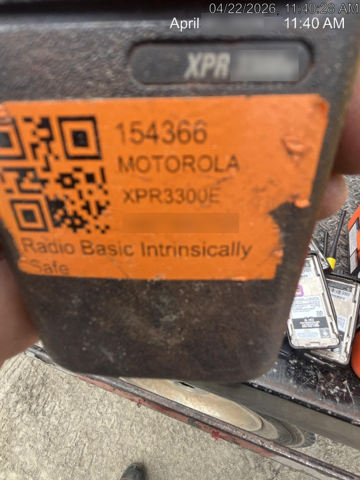 2021 MOTOROLA XPR3300E