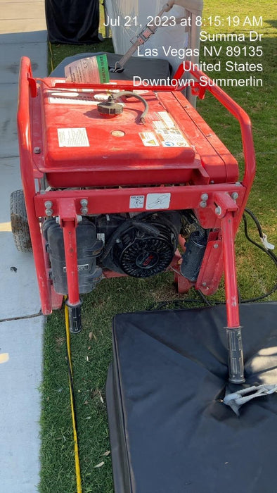 2020 Multiquip GA6HR Gen 6kW Honda GX340 GFCI Wheel Kit