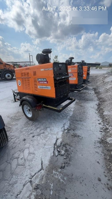 2021 Lincoln Electric Vantage 549X Ready Pak 3, ORANGE (includes trailer, cable rack, fender light kit)