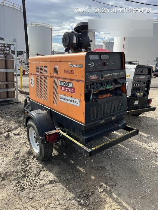 2021 Lincoln Electric Vantage 549X Ready Pak 3, ORANGE (includes trailer, cable rack, fender light kit)