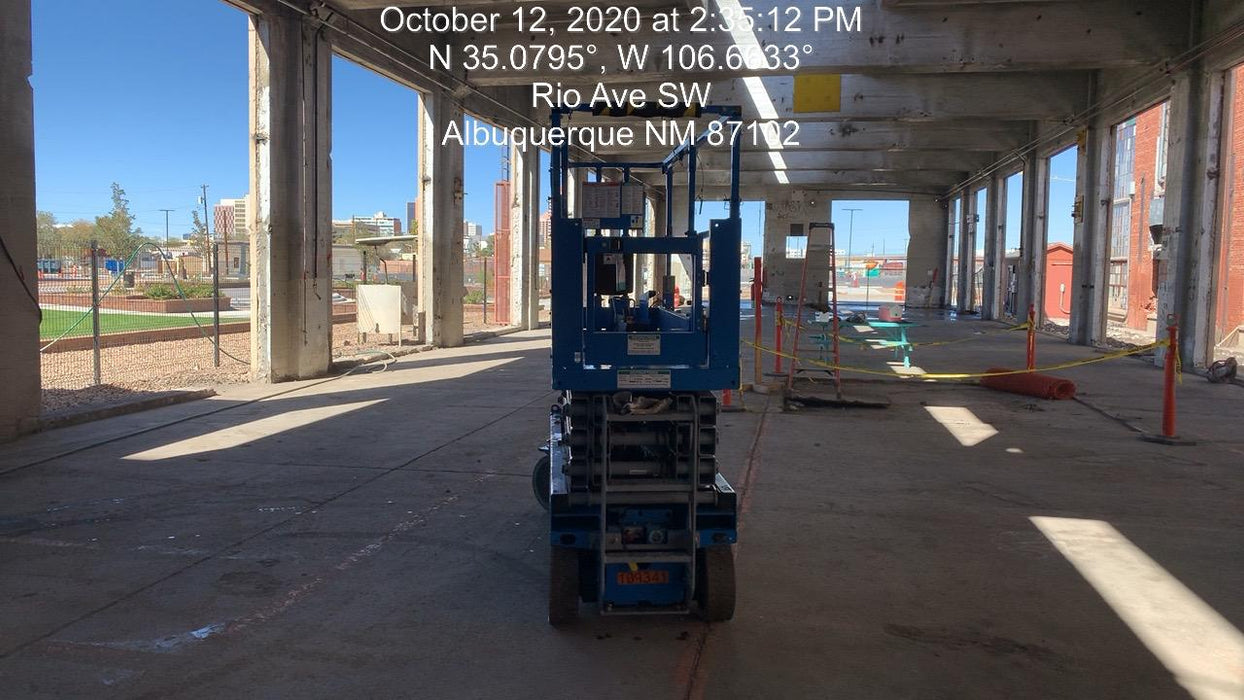 2020 Genie GS-2632 Solid NM Tires, Folding Rails with Half-Height Swing Gate, Beacon