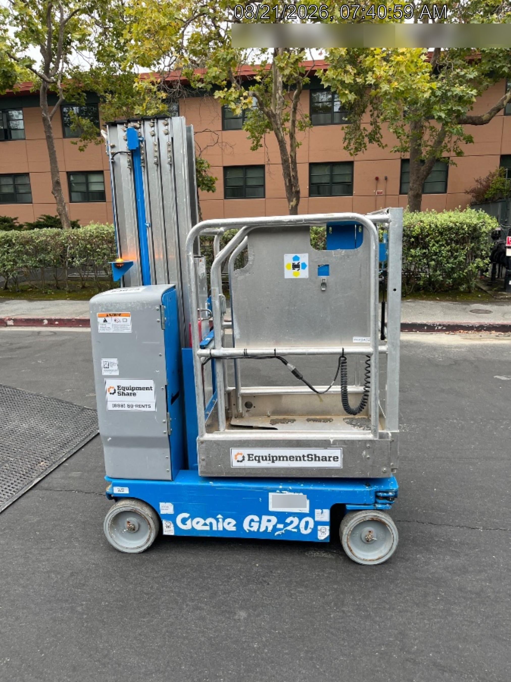 2019 GENIE GR-20
