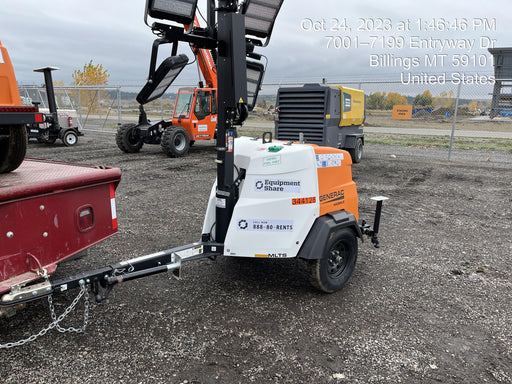 2023 Generac MLT2 Diesel, Flex Switch 120V Input, Powerzone Controller, (4) 320W LED Lights, 4kW Generator, 39.9 Gal Fuel Tank, 2" Ball, T3