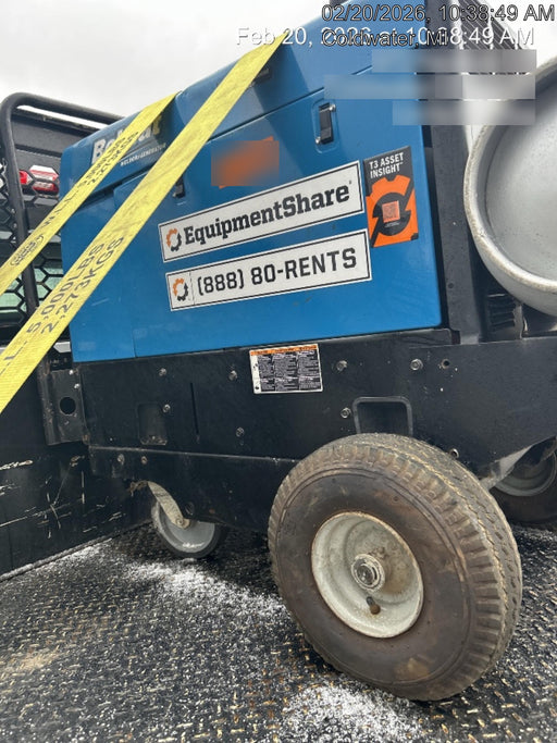 2018 Miller Electric BOBCAT 250 250 amp Propane Welder, Standard w/Running Gear, Bracket,