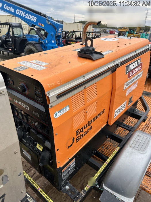 2022 Lincoln Electric LE400 Kubota V1505, Trlr, Cable Rack, Light Kit, ES Decals, T3