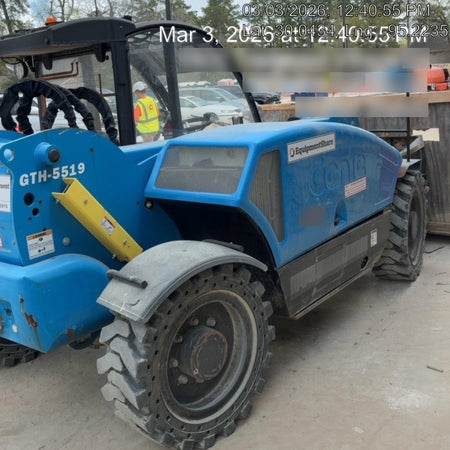 2020 Genie GTH-5519 Cab/Heat/Air, Solid Tires, Work Lights, Beacon, Aux Hydraulics, Back up Alarm