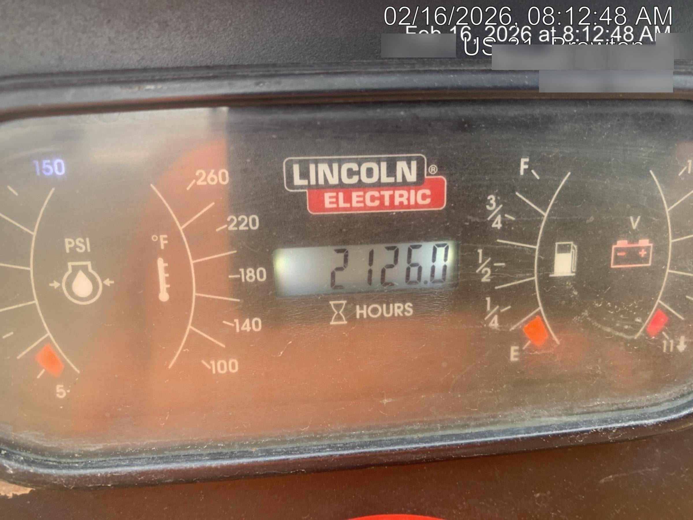 2021 Lincoln Electric Vantage 549X Ready Pak 3, ORANGE (includes trailer, cable rack, fender light kit)