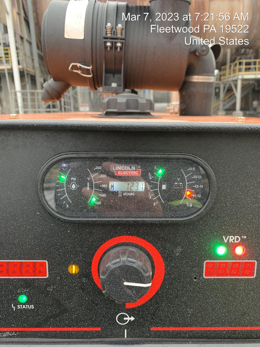 2021 Lincoln Electric Vantage 549X Ready Pak 3, ORANGE (includes trailer, cable rack, fender light kit)