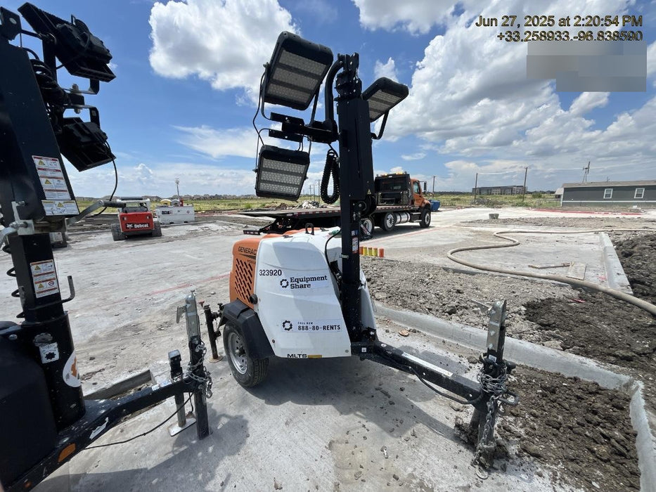 2023 Generac MLT2 Diesel, Flex Switch 120V Input, Powerzone Controller, (4) 320W LED Lights, 4kW Generator, 39.9 Gal Fuel Tank, 2" Ball, T3