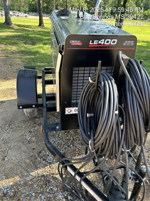 2024 Lincoln Electric LE400 Kubota V1505, Trlr, Cable Rack, Light Kit, ES Decals, T3